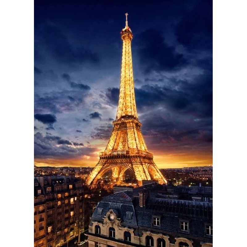 PUZZLE 1000 PZS TORRE EIFFEL DE NOCHE (50 X 70 CMS) - CLEMENTONI 39514