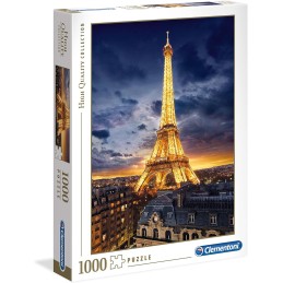 PUZZLE 1000 PZS TORRE EIFFEL DE NOCHE (50 X 70 CMS) - CLEMENTONI 39514