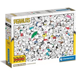 PUZZLE 1000 Pzas SNOOPY PEANUTS (500 x 700 mm) - CLEMENTONI 39804