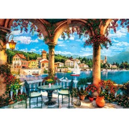 PUZZLE 1000 PZS BALCON AL LAGO COMO (50 X 70 CMS) - CLEMENTONI 39880