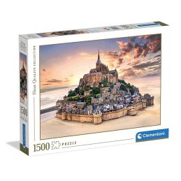 PUZZLE 1500 Pzas AMANECER MONT SAINT-MICHEL (843 x 592 mm) - Clementoni 31818