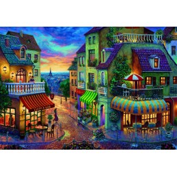 PUZZLE 2000 PZS WANDERING AROUND PARIS ( 97 X 66 CMS) - CLEMENTONI 32085