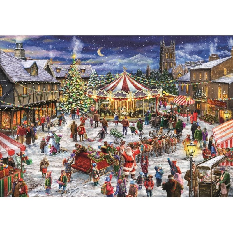 PUZZLE 1500 PZAS NAVIDAD (84 X 59 CMS) CLEMENTONI 31725