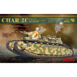 CARRO DE COMBATE SUPERPESADA CHAR 2C - ESCALA 1/35 - MENG TS-009