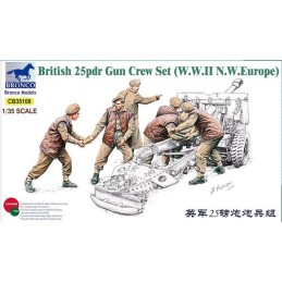 ARTILLEROS BRITANICOS (Cañon 25 LIBRAS) -Escala 1/35- BRONCO MODELS CB35108