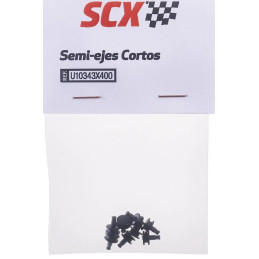 SEMI-EJES CORTOS (8 unidades) -Escala 1/32- Scalextric U10343X400