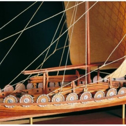 NAVE VIKINGA 1/50 Amati 140601, drakkar vikingo maqueta de madera