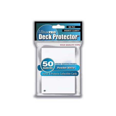 FUNDAS DECK PROTECTOR SOLID BLANCO (50)