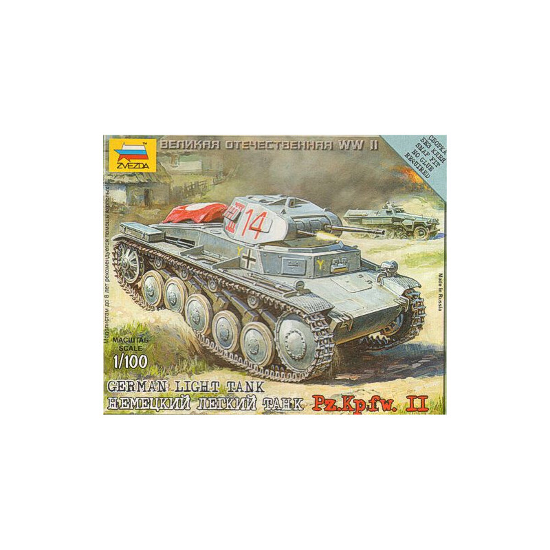 CARRO DE COMBATE PANZER II 1/100