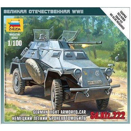 VEHICULO BLINDADO SD.KFZ. 222 Zvezda 6157