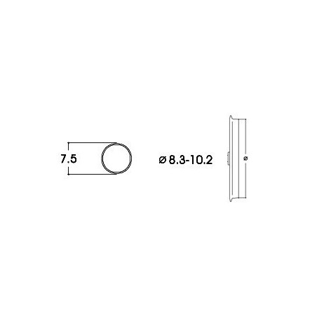 AROS ADHERENCIA 8,3 - 10,2 mm (10 unidades)