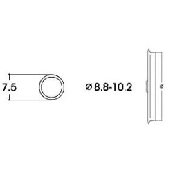 AROS DE ADHERENCIA 8,8 - 10,2 mm (10 unidades)