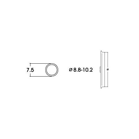 AROS DE ADHERENCIA 8,8 - 10,2 mm (10 unidades)