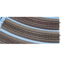 VIA RLB CURVA R5 (R: 542,80 mm) 30º -Escala h0 - 1/87- Roco 42525