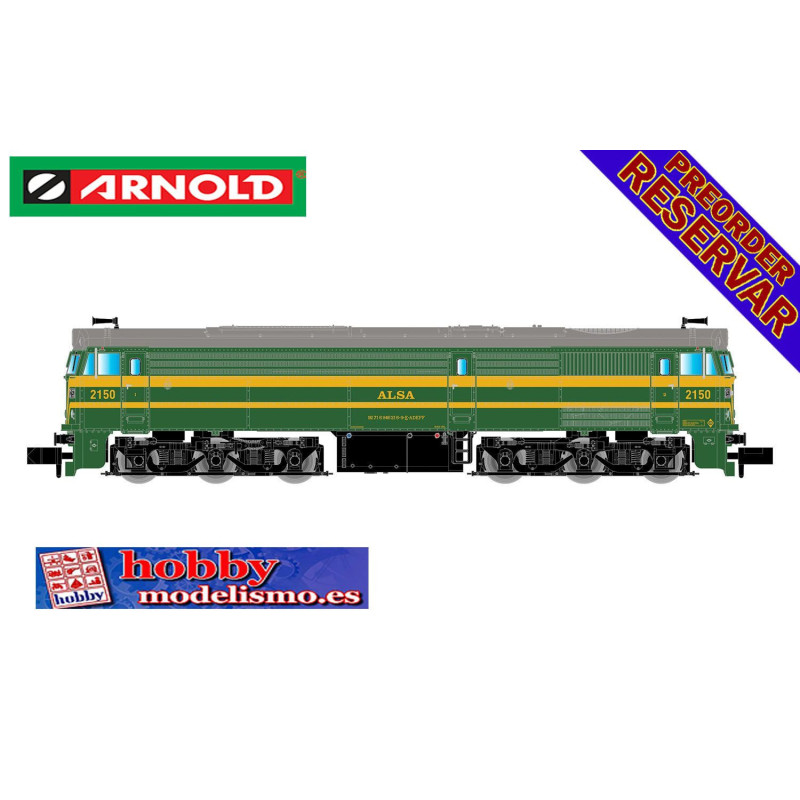 LOCOMOTORA ALSA 321 VERDE - DIGITAL CON SONIDO - ESCALA N - EP.V - ARNOLD HN2634S