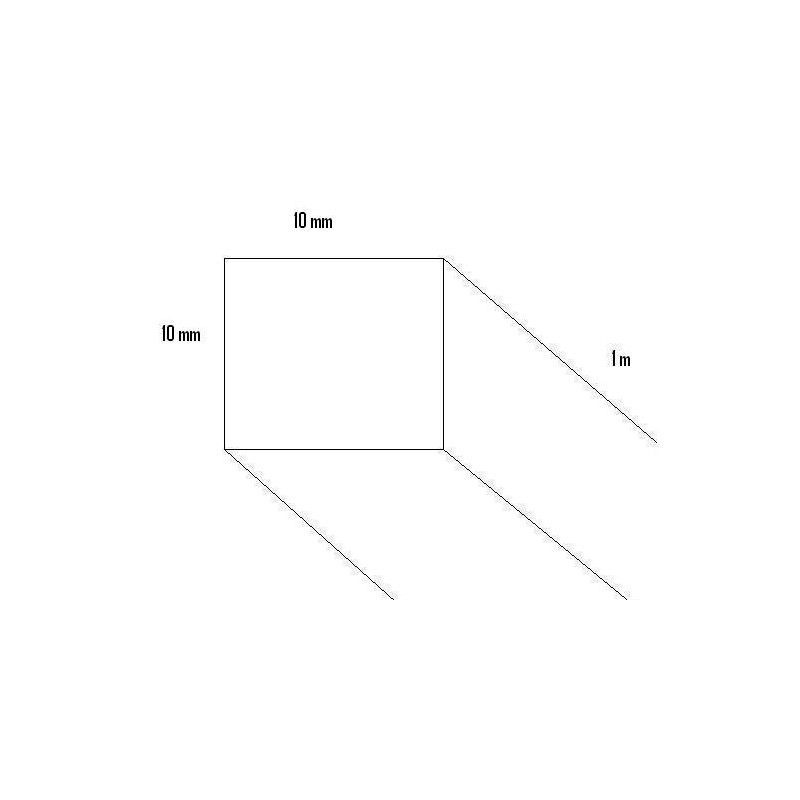 LISTON PINO (10 x 10 x 1.000mm)