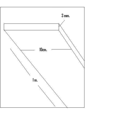 CHAPA BALSA (3 x 100 x 1.000mm)