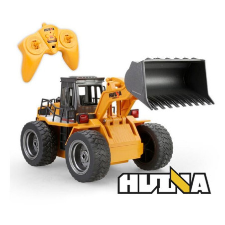 BULLDOZER RC 6 CANALES - ESCALA 1/18 - HUINA 1520